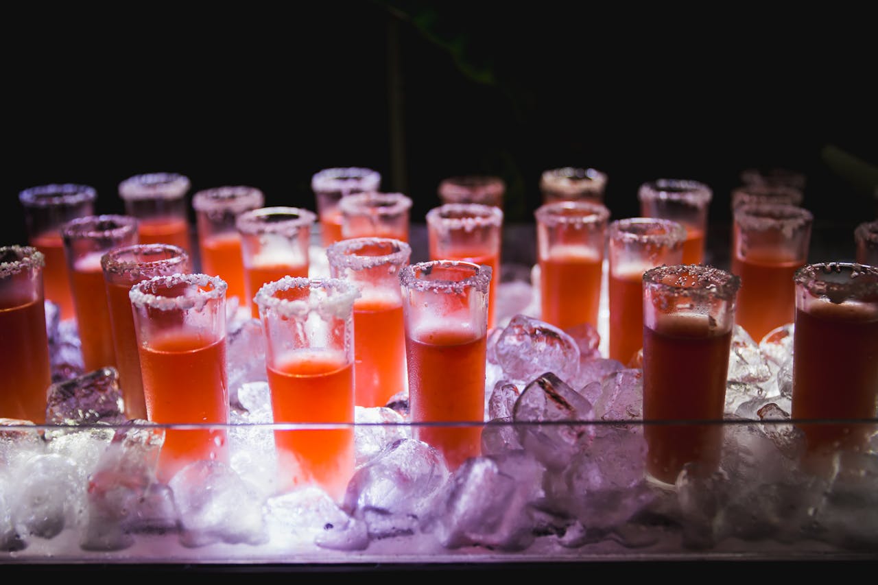 Mastering the First Impression: Your intriguing post title goes here Vibrant display of red cocktails on ice, perfect for parties and events.